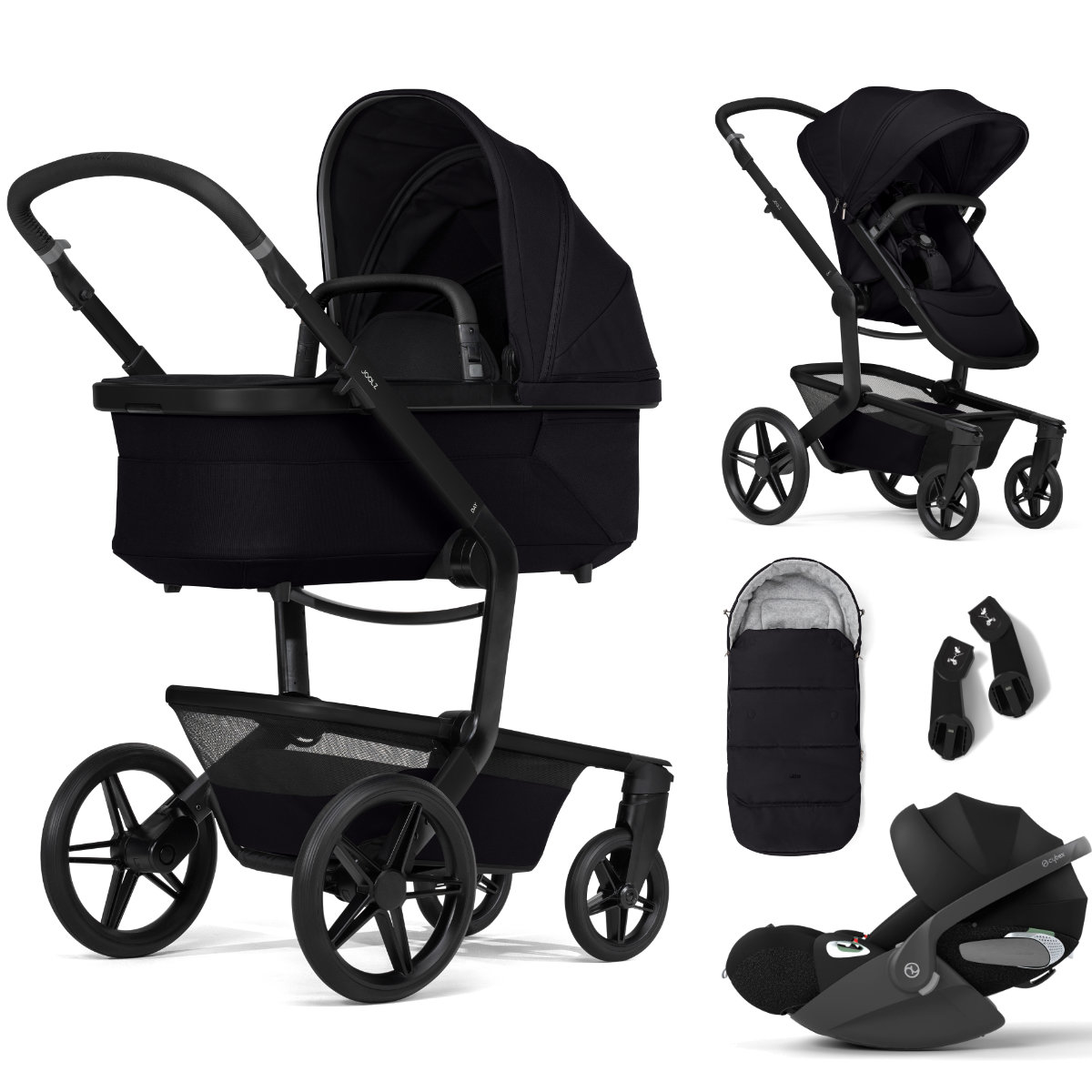 Joolz Day5 Kinderwagen Set 3 in 1 inkl. Cybex Cloud T i-Size Babyschale