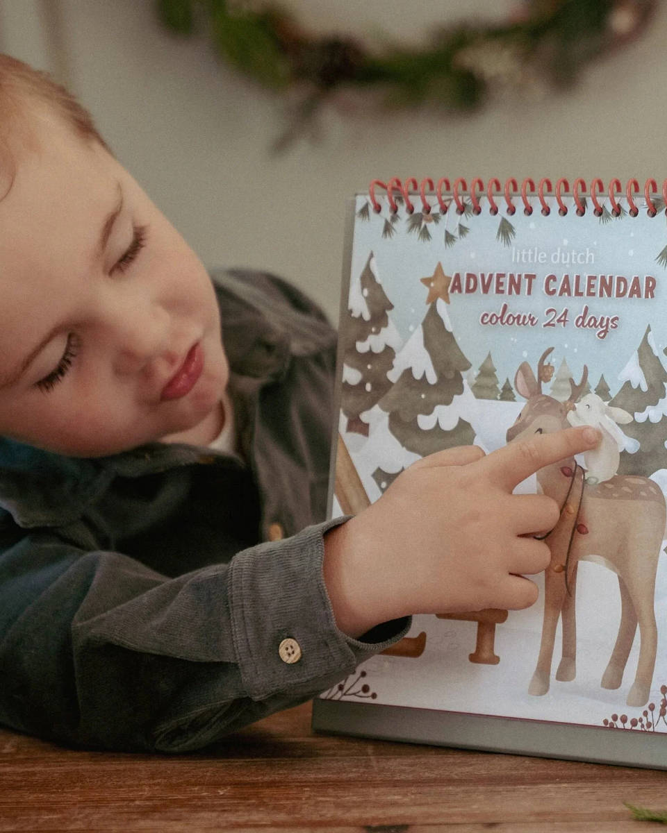 Little Dutch Adventskalender Malbuch – Weihnachten