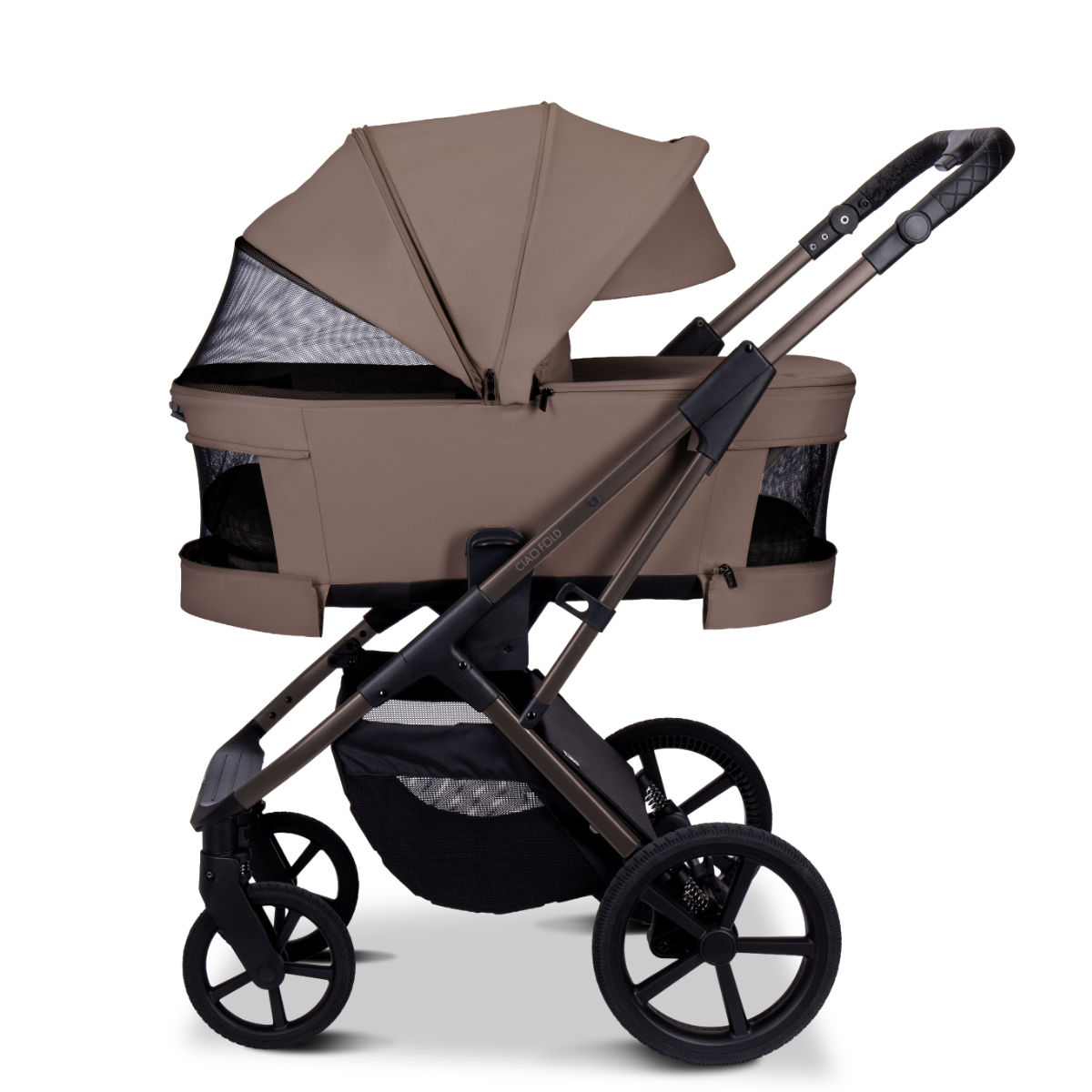 Moon Ciao Fold Kinderwagen Set 3 in 1 mit Nuna ARRA Flex i-Size Babyschale