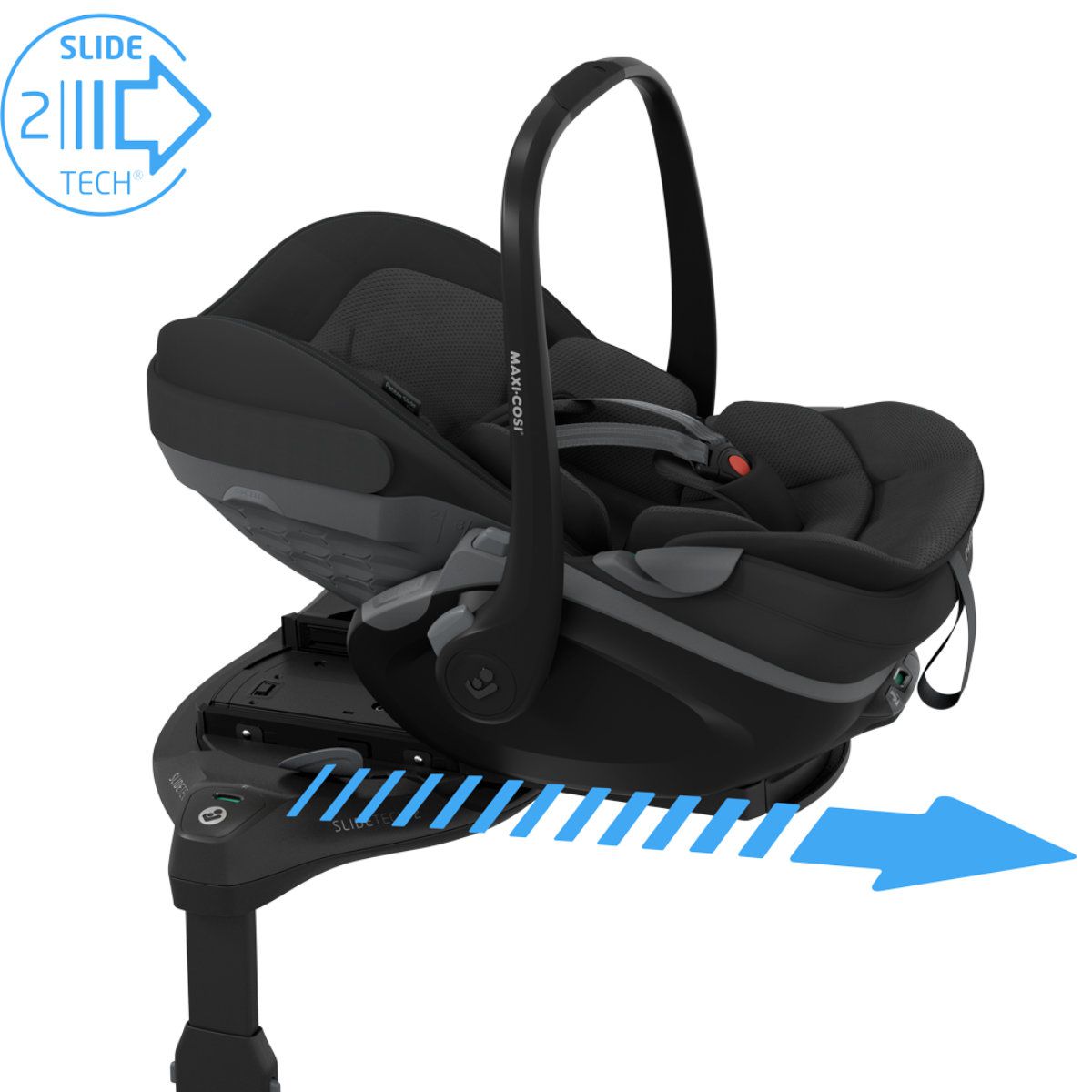 Maxi Cosi Pebble Slide Pro + FamilyFix Slide Pro