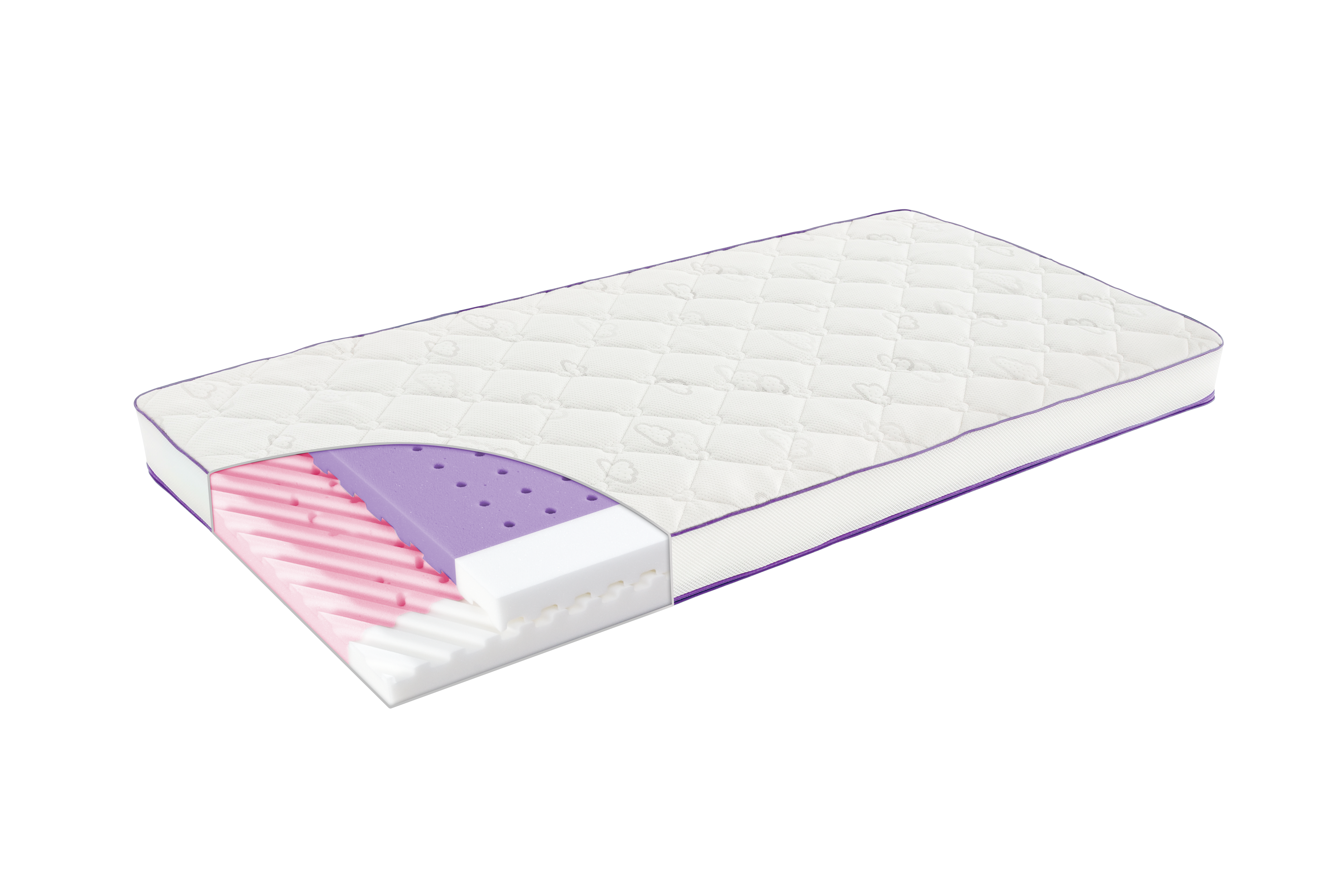 Träumeland Premium Baby- und Kindermatratze Polarstern, 60x120/ 70x140 cm