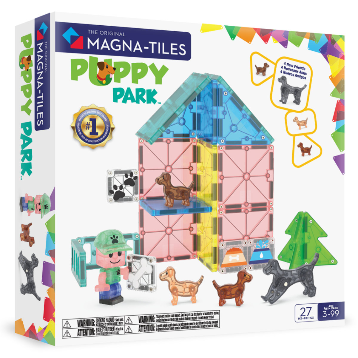 Artikel-Bezeichnung  Magna-Tiles Puppy Park – 27-Teile