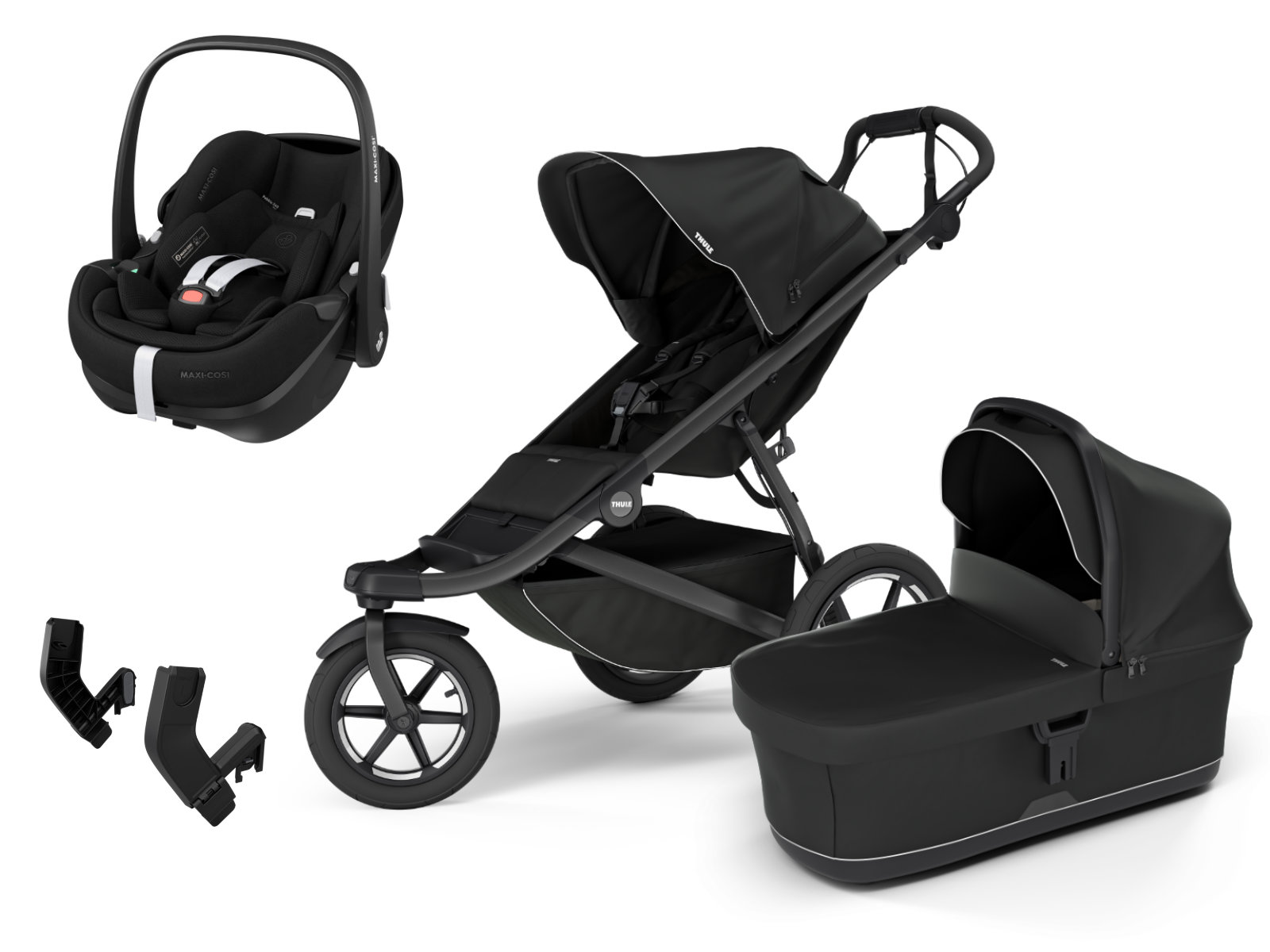 Thule Urban Glide 3 Kinderwagen Set 3 in 1 inkl. Maxi Cosi Pebble 360 Pro 2 I-Size