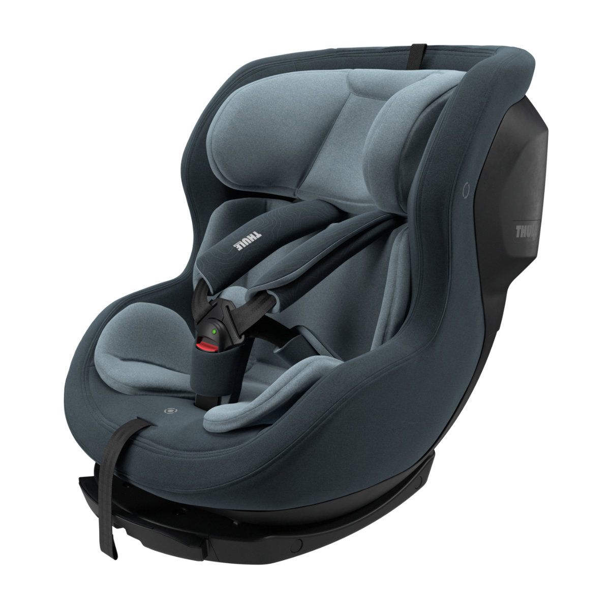 Thule Babyschale in Dunkelgrau - schräge Ansicht