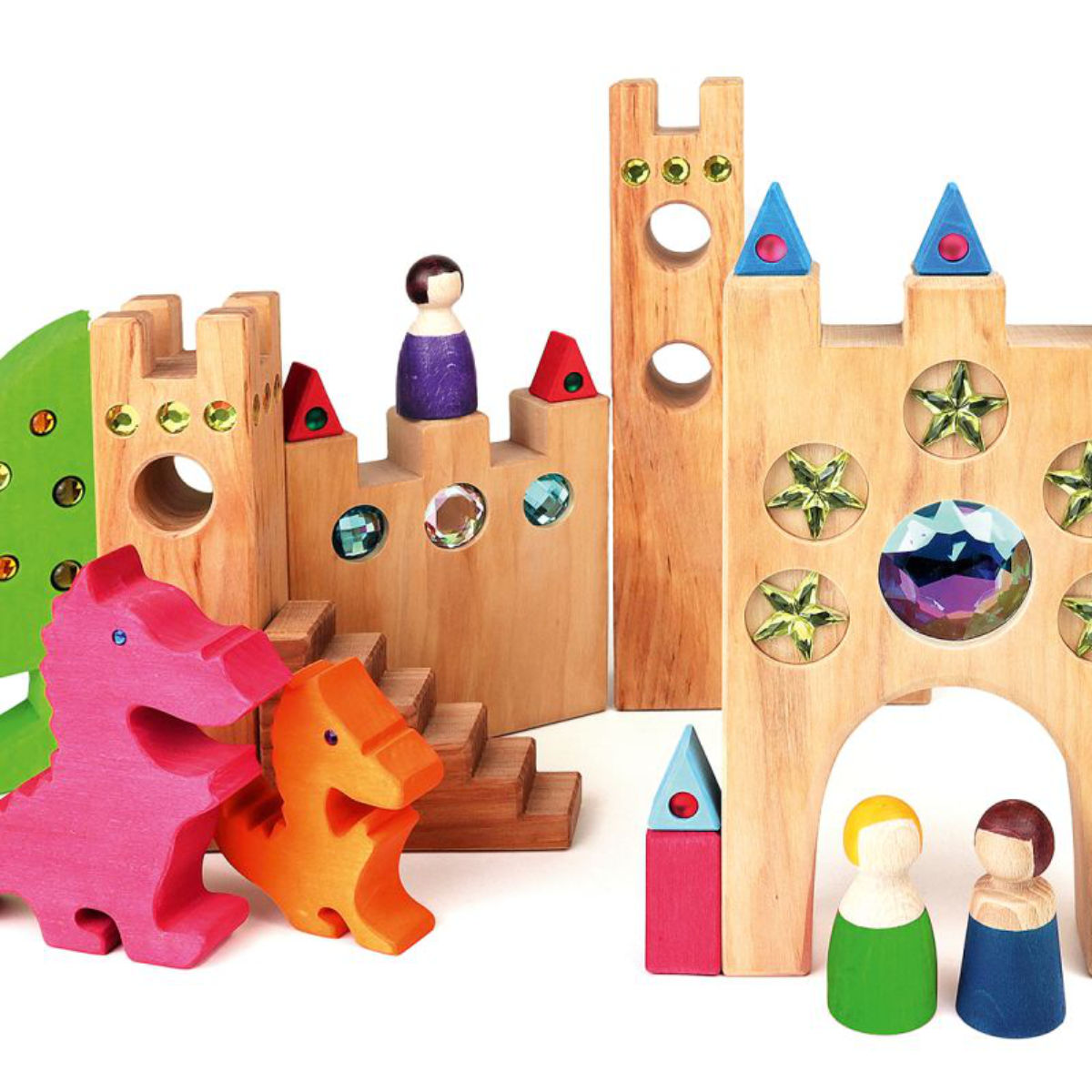 Bauspiel Großen Märchenschloss 16-teilig