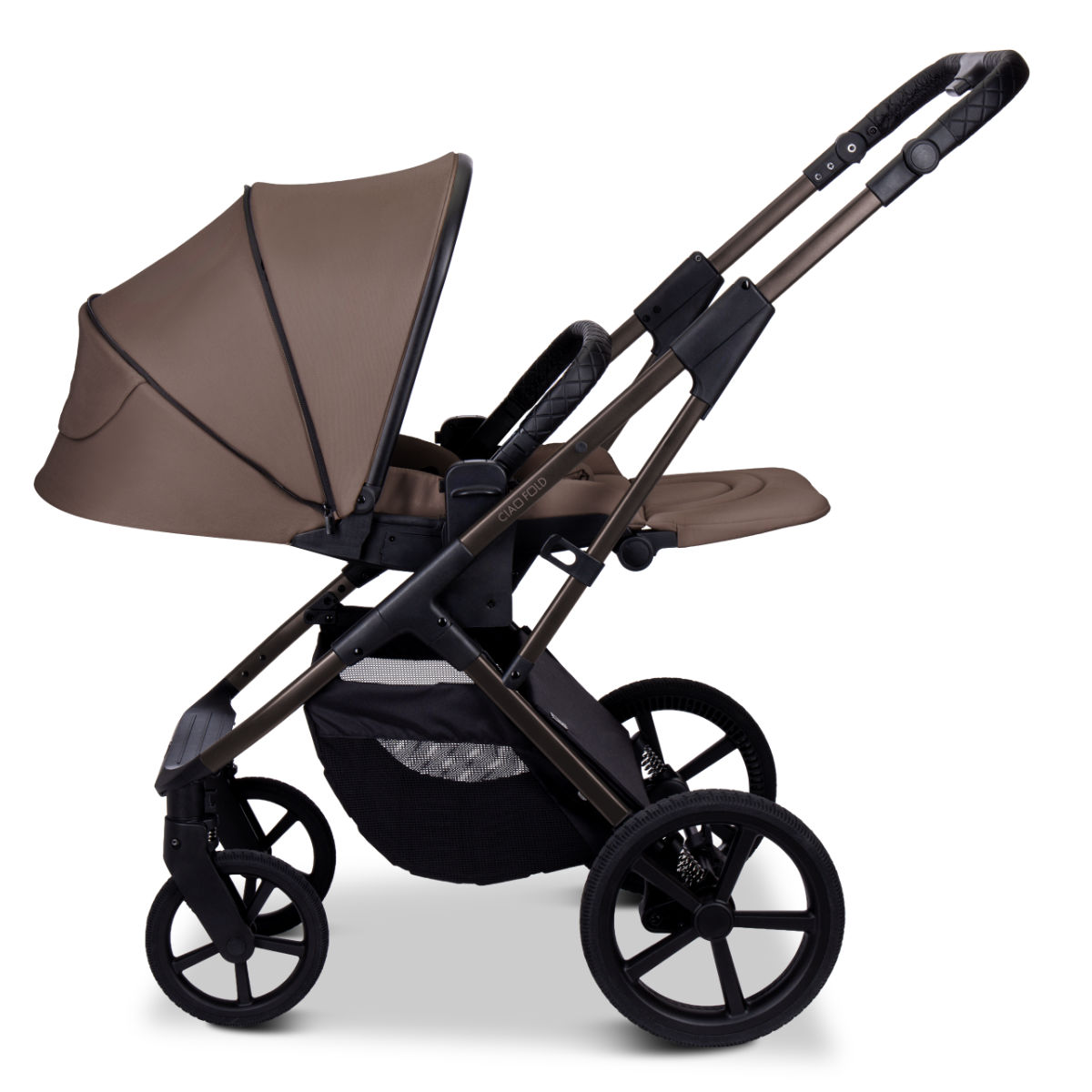 Moon Ciao Fold Kinderwagen Set 3 in 1 mit Nuna ARRA Flex i-Size Babyschale