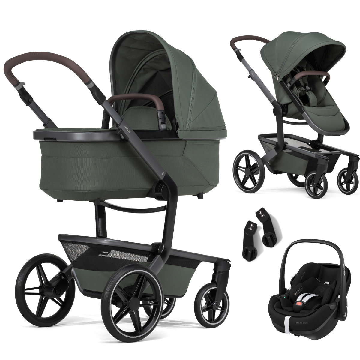 Joolz Day5 Kinderwagen Set 3 in 1 inkl. Maxi Cosi Pebble 360 Pro2