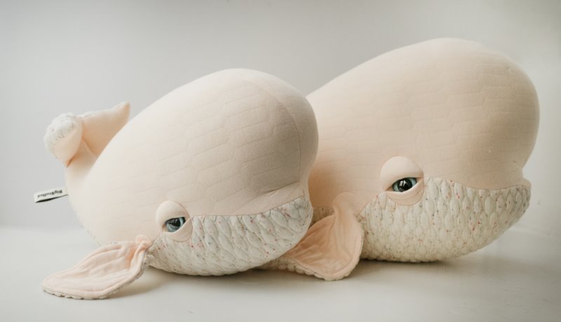 BigStuffed Kuscheltier Beluga