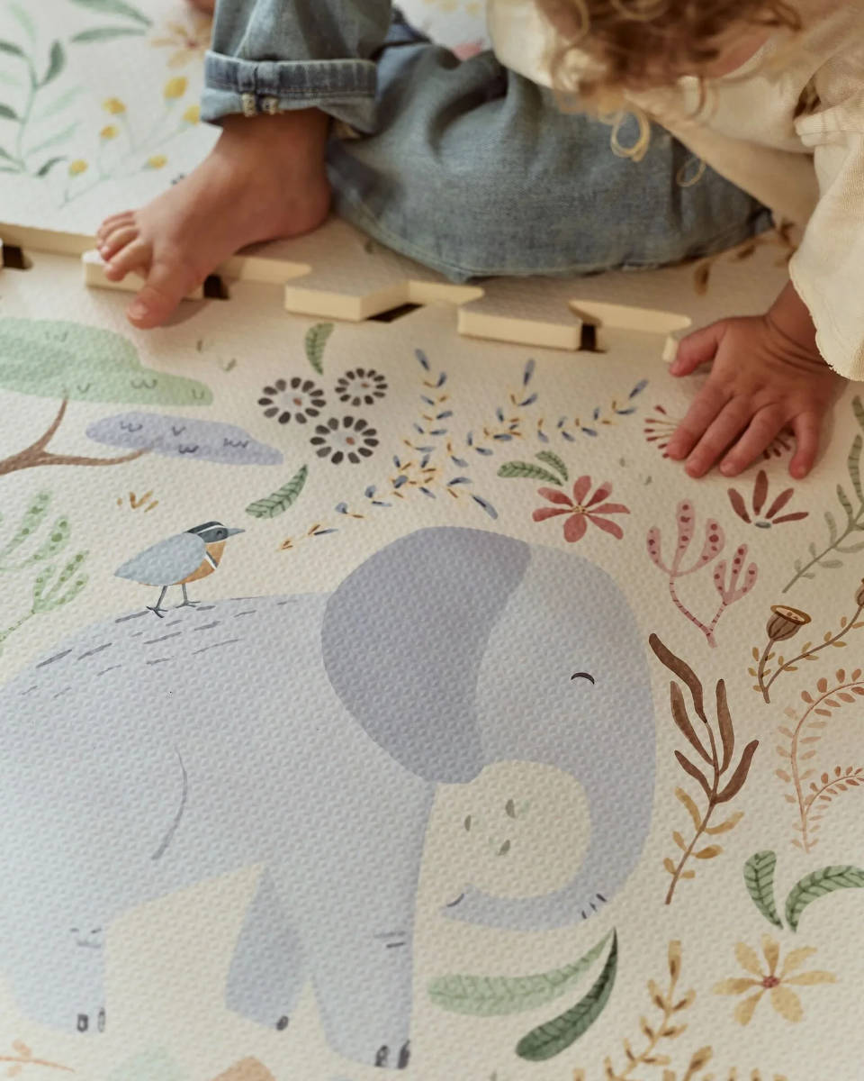 Little Dutch Safari Friends Puzzlematte 120 x 180 cm