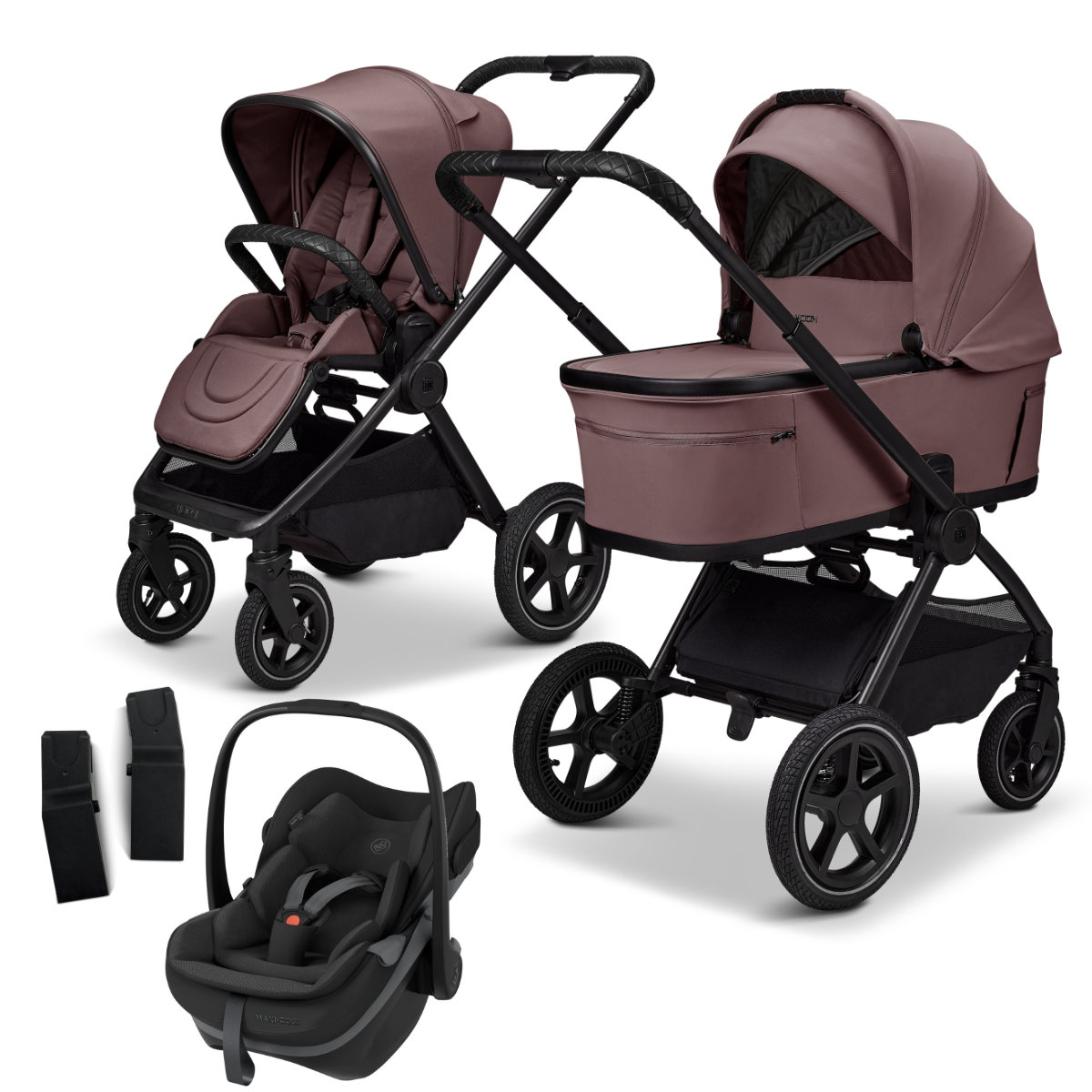 Moon Gio Fold Air Kinderwagen Set 3 in 1 inkl. Maxi Cosi Pebble Slide Pro Babyschale