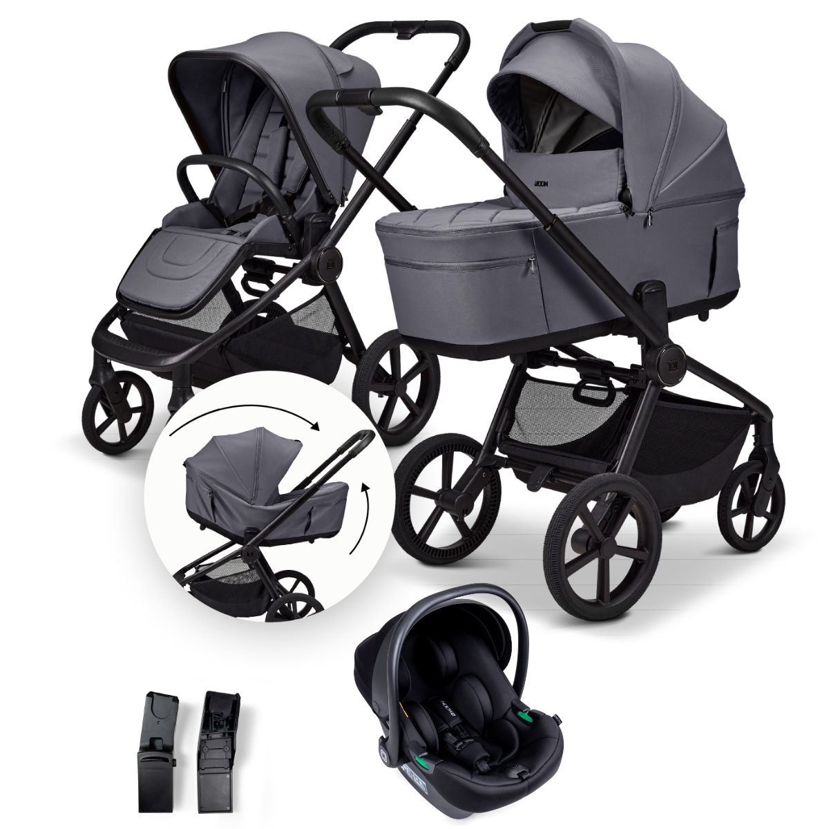 Moon ReSea Fold 3in1 Set + Moon Lola Babyschale