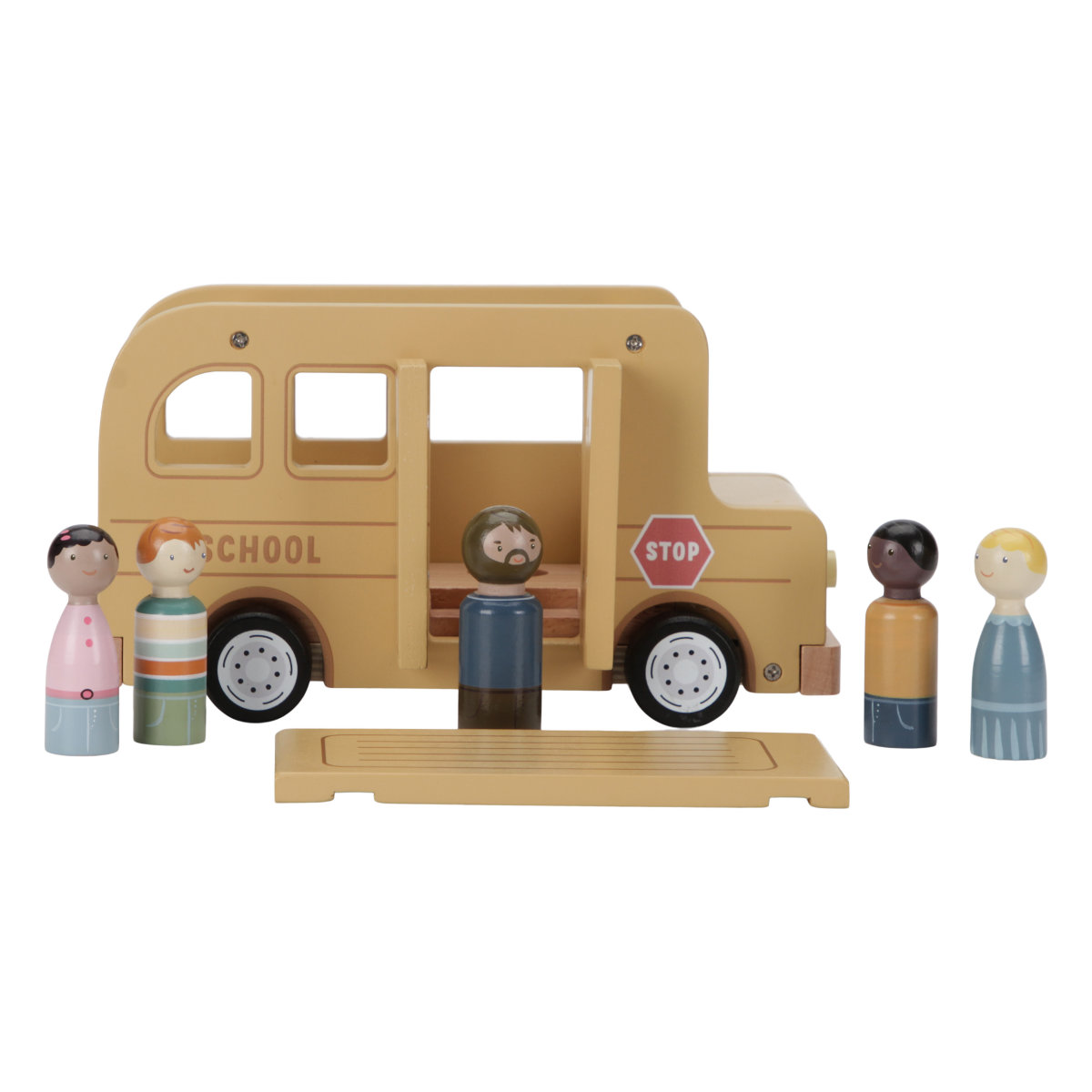 Little Dutch Schulbus mit Figuren FSC