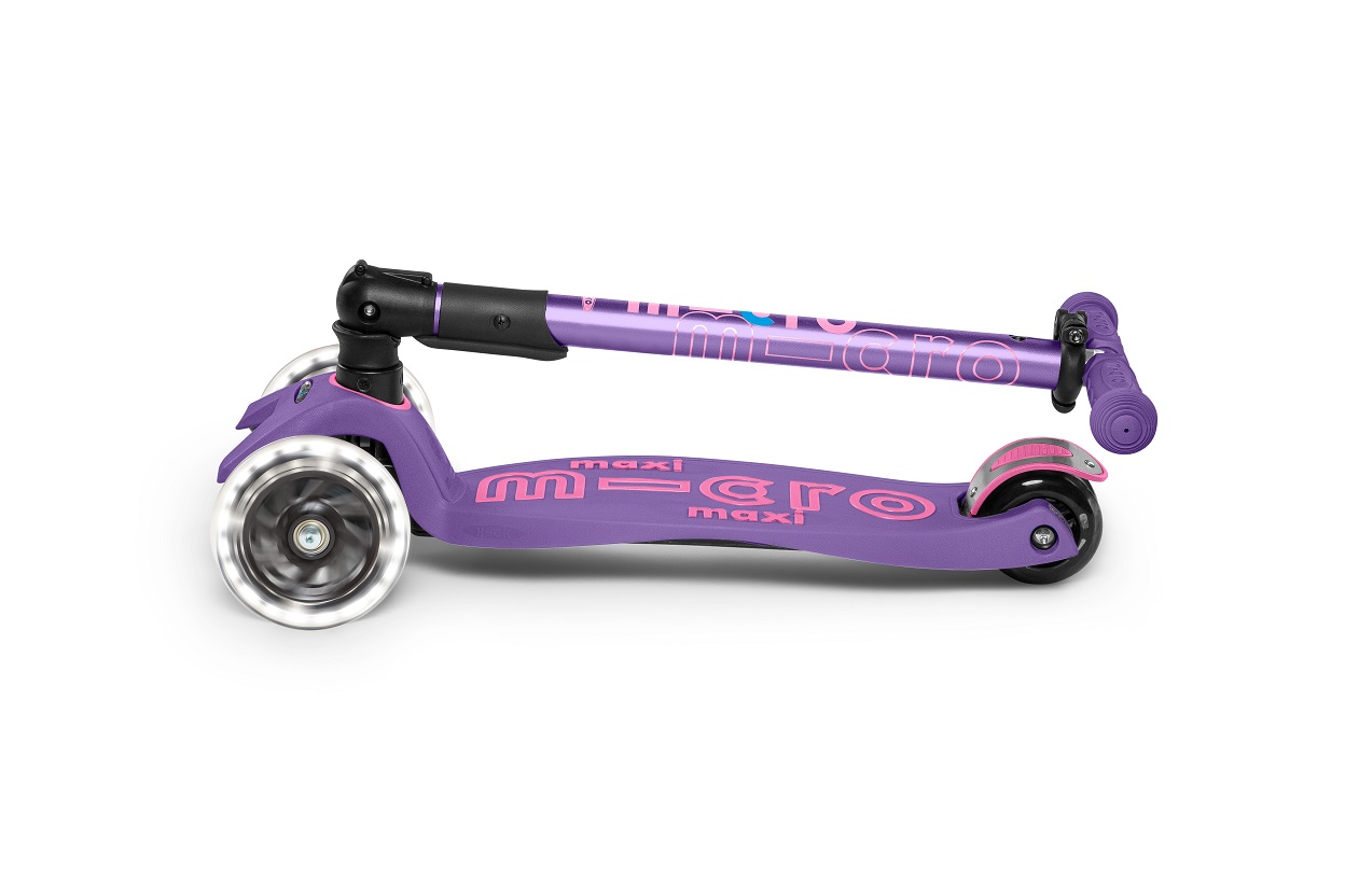 Maxi Micro Deluxe Faltbar mit LED Räder