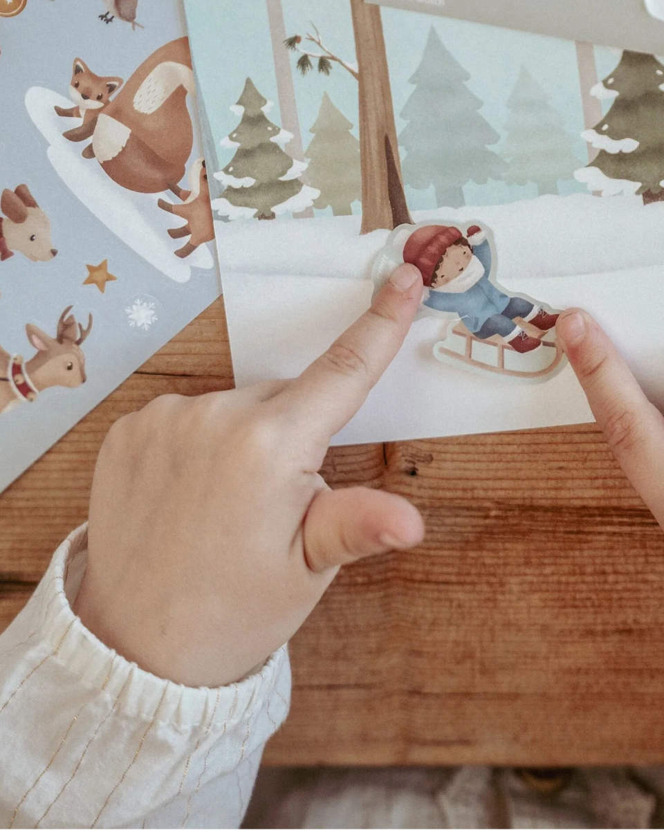 Little Dutch Sticker Buch Weihnachten