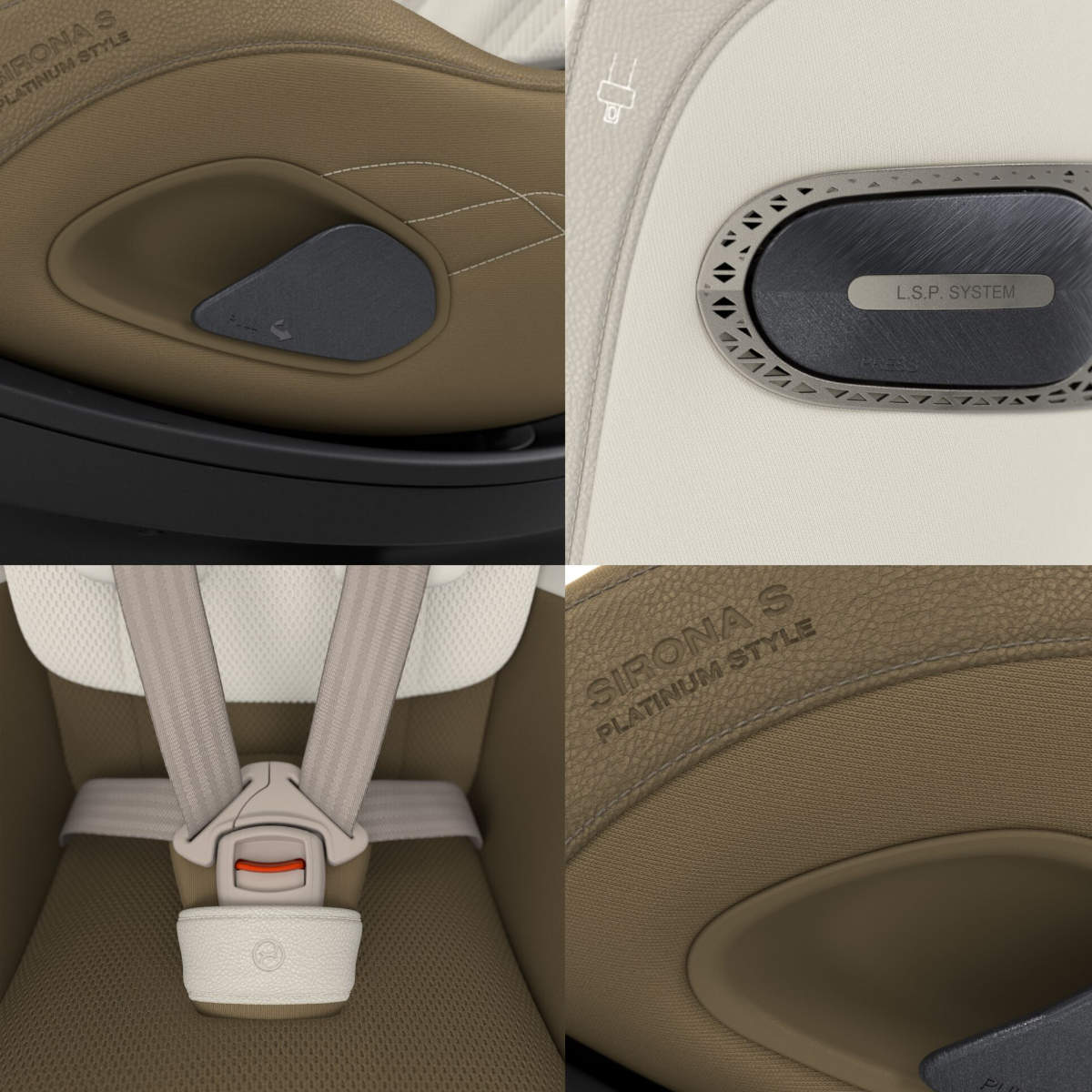Cybex Sirona Si i-Size Kindersitz (3 Monate–4,5 Jahre) mit integrierter Basisstation