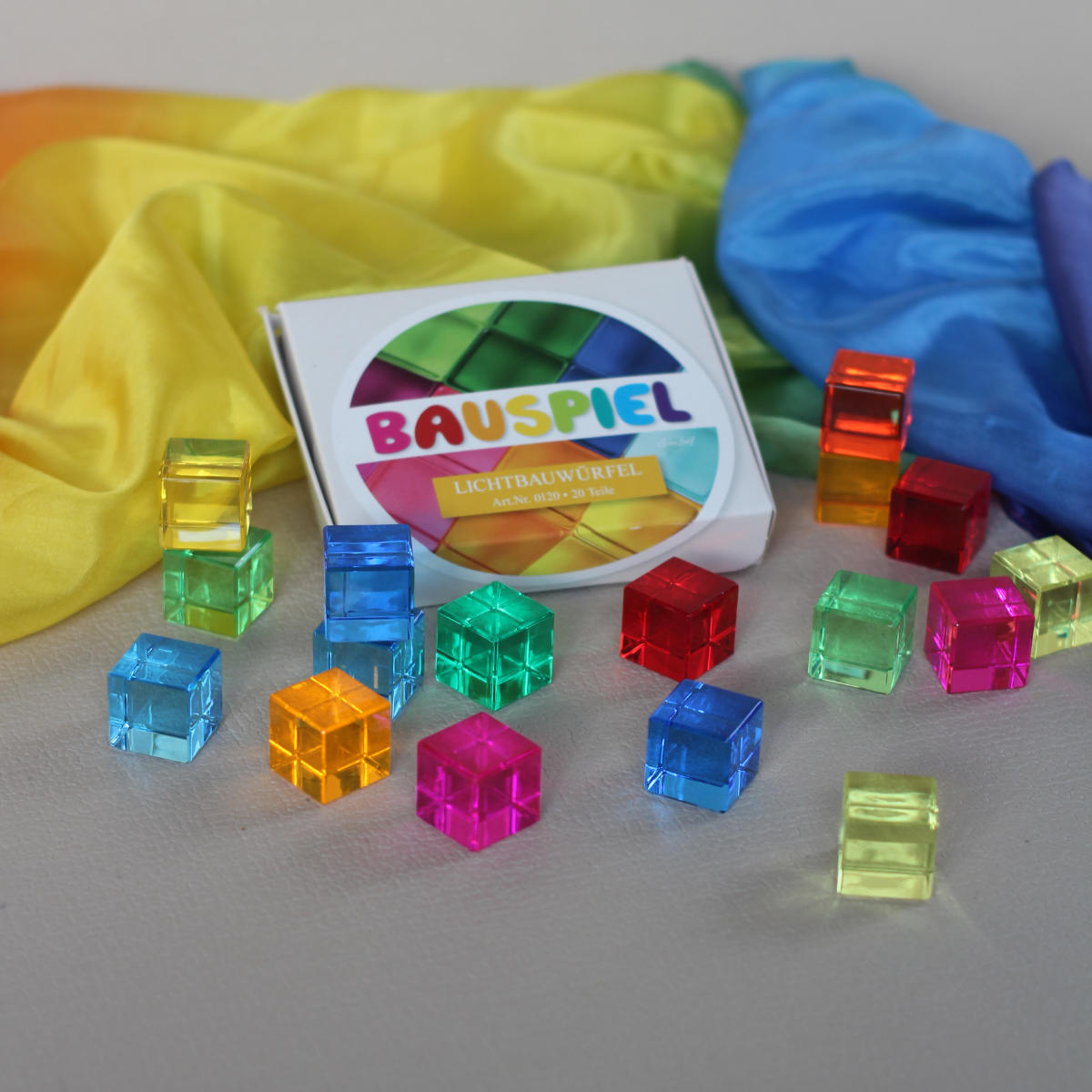 Bauspiel Lichtbauwürfeln 20-teilig
