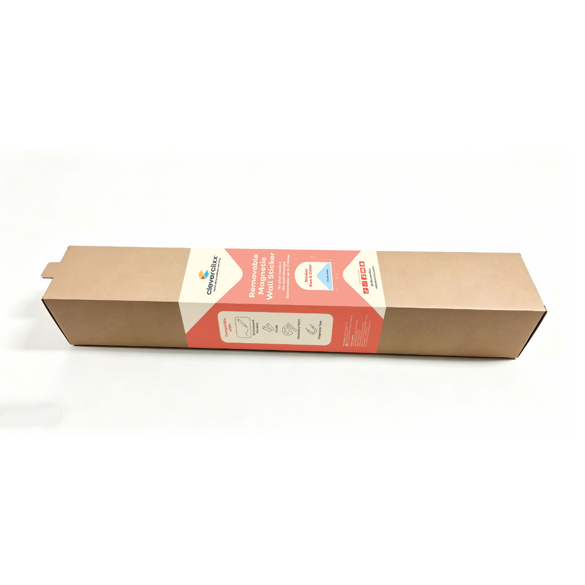 Cleverclixx Magnetwand 95 × 75 cm