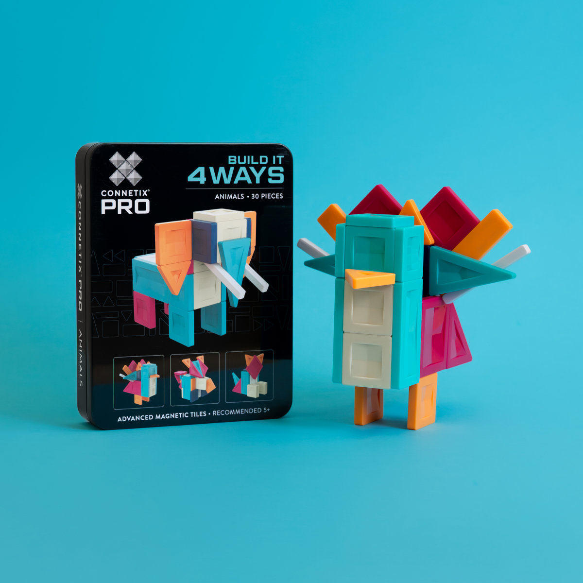 Connetix PRO Animals Pack – Magnetbausteine – 30 Teile