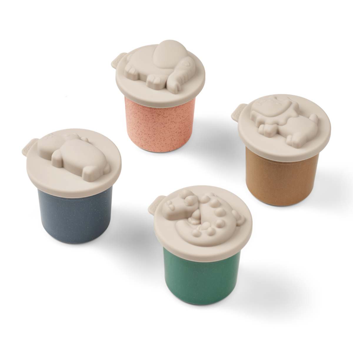 Liewood Rollie Knete-Set mit Förmchen, 4er-Pack
