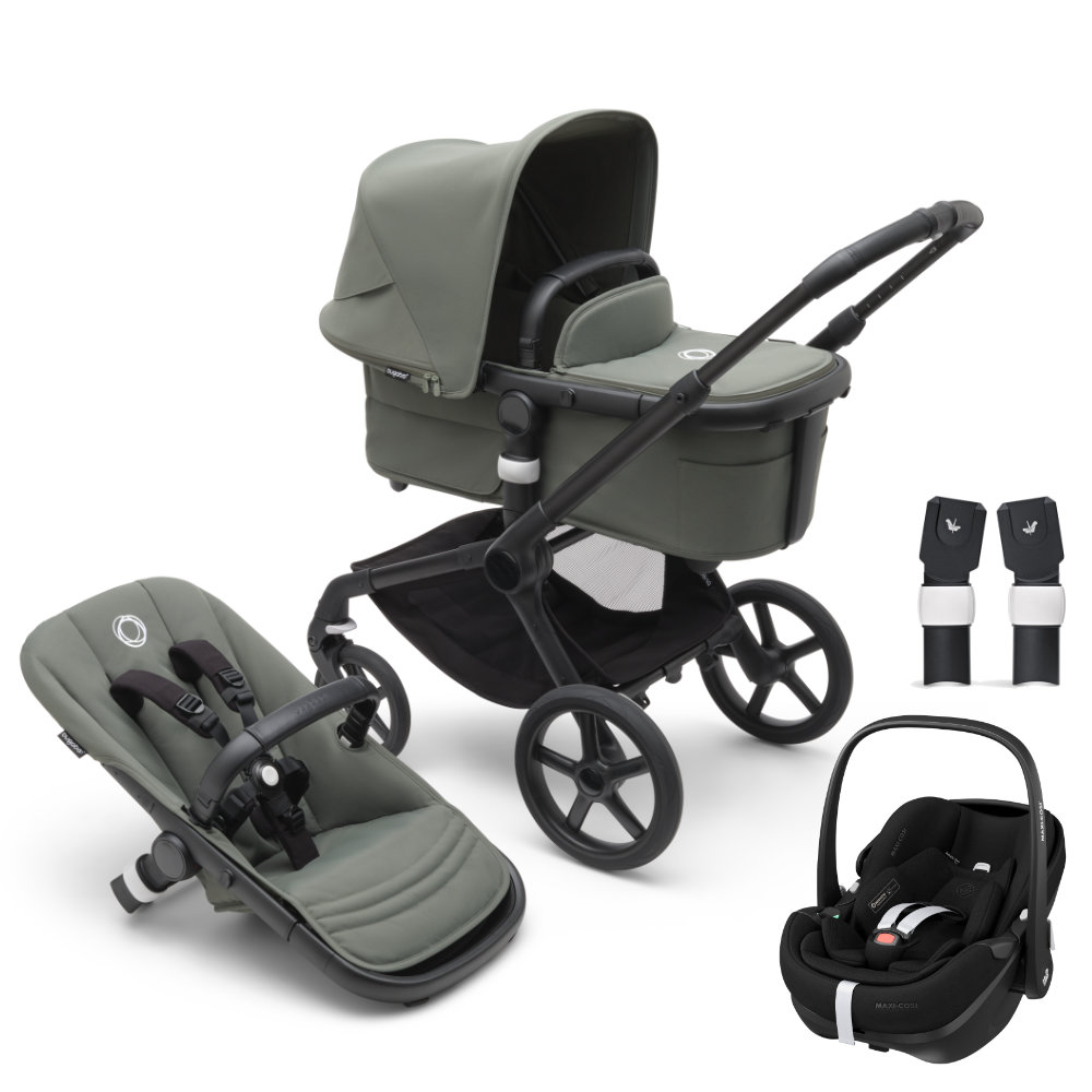 Bugaboo Fox 5 Kinderwagen Set 3 in 1 inkl. Maxi Cosi Pebble 360 Pro2 i-Size Babyschale