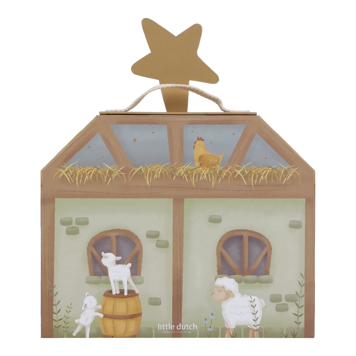 Little Dutch Weihnachtskrippe Spielset aus FSC-Holz