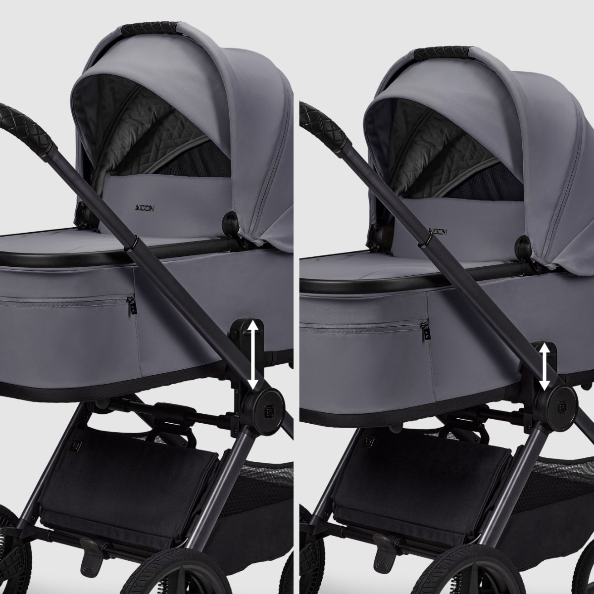 Moon Gio Fold Kinderwagen Set 3 in 1 inkl. Cybex Cloud T i-Size Babyschale