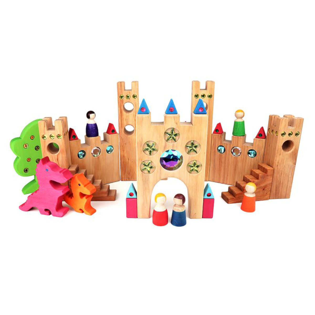 Bauspiel Großen Märchenschloss 16-teilig