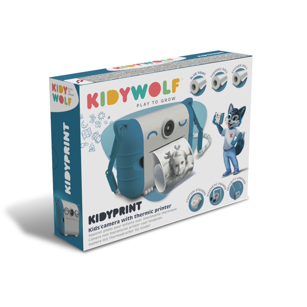 Kidywolf Kidyprint – Sofortbildkamera mit Thermodruck