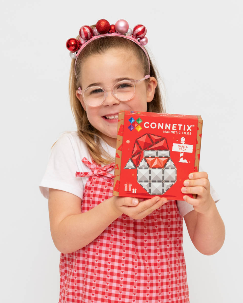 Connetix Magnetbausteine Weihnachtsmann-Set – 17 Teile
