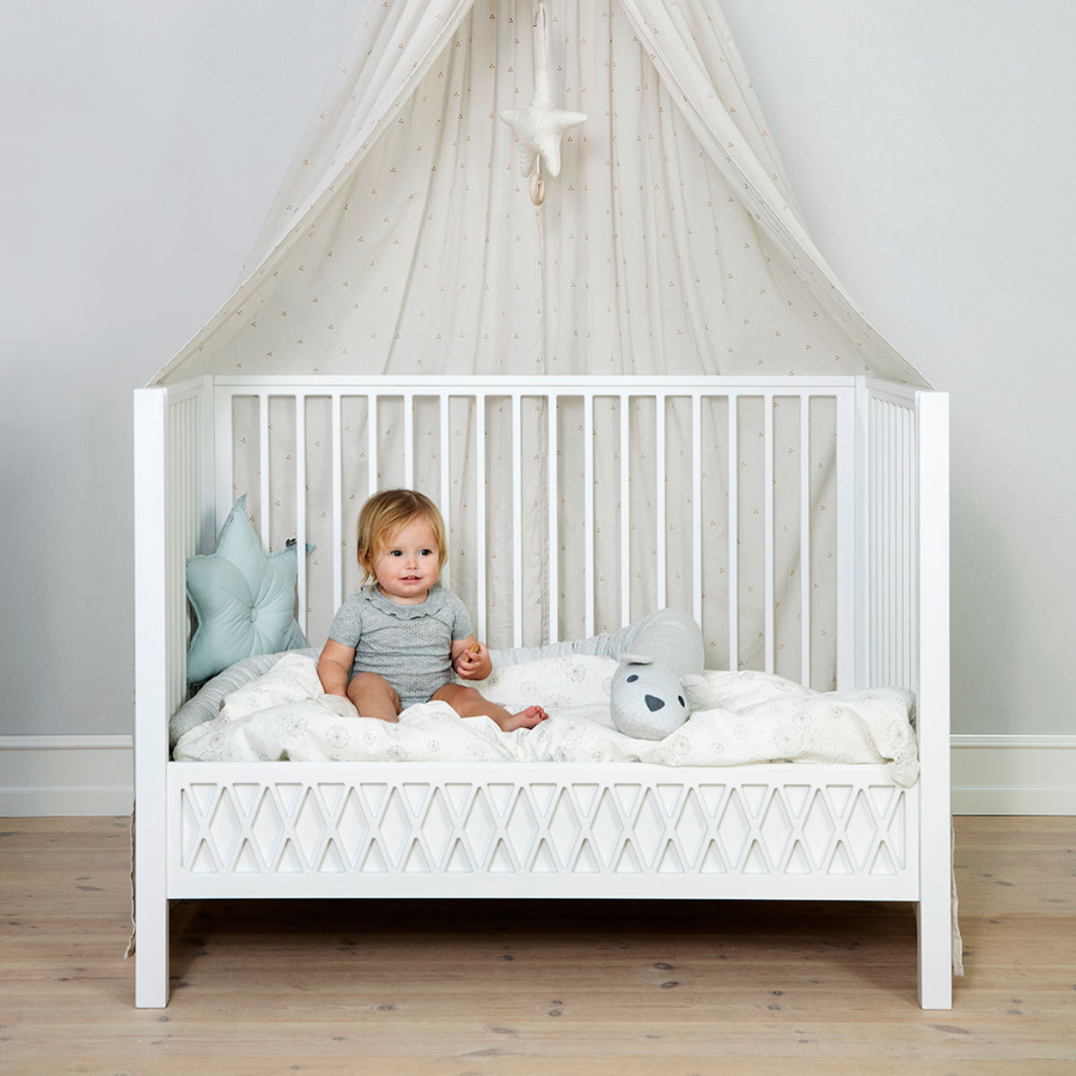 Cam Cam Copenhagen Harlequin Babybett, 60x120cm, FSC Mix