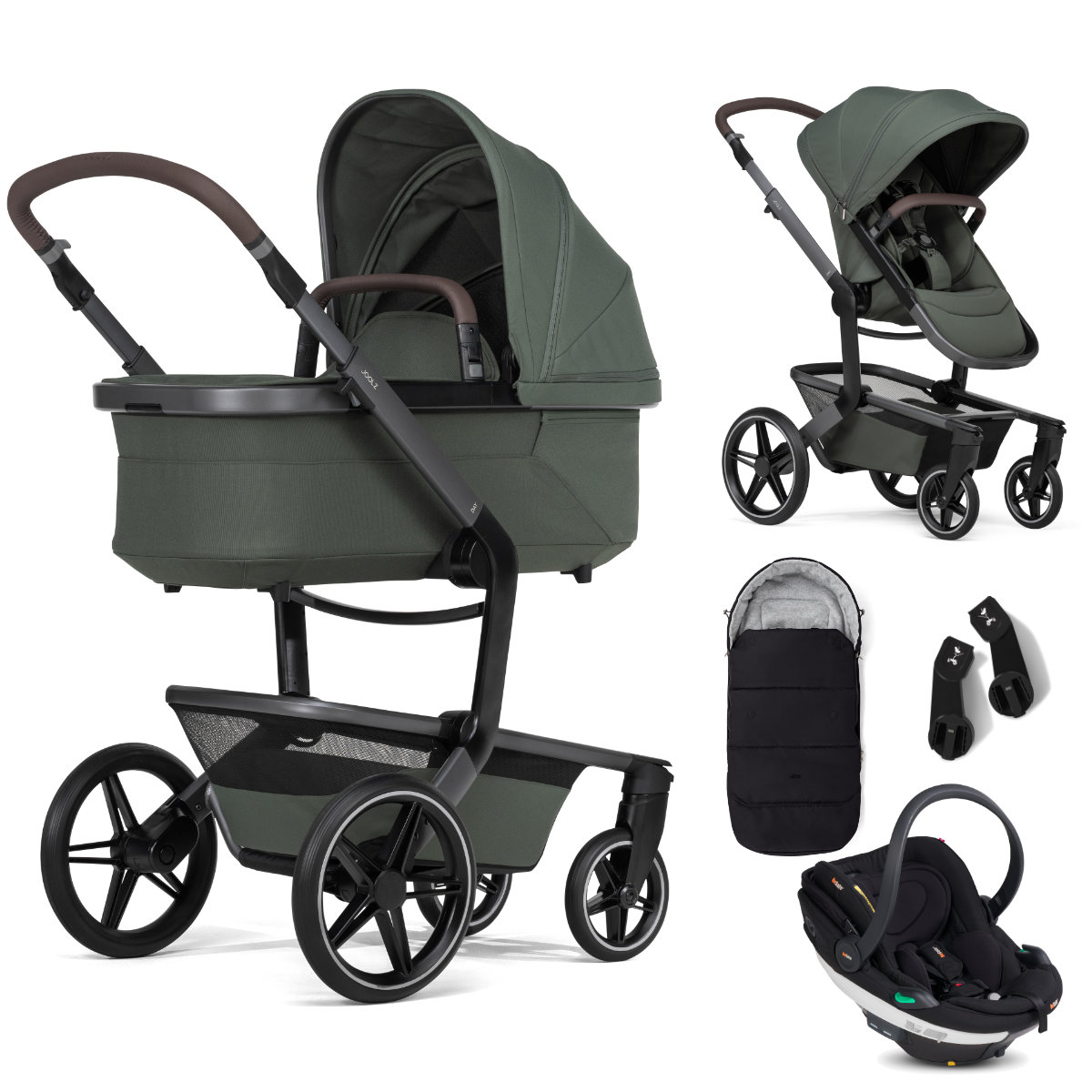 Joolz Day5 Kinderwagen Set 3 in 1 inkl. Besafe Go Beyond Babyschale