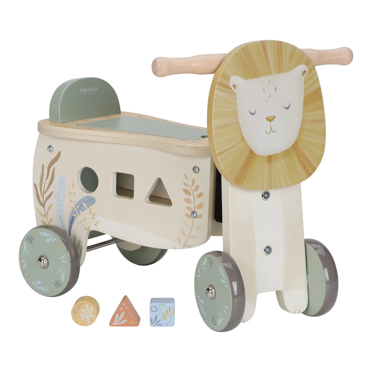 Little Dutch Laufrad Löwe aus Holz – Safari Friends FSC