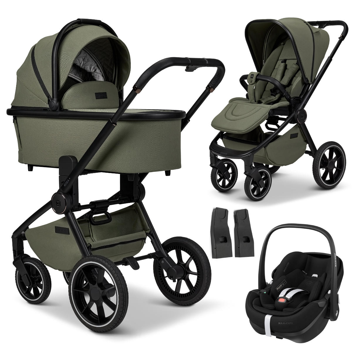 Moon ReSea+ Kinderwagen Set 3 in 1 inkl. Maxi Cosi Pebble 360 Pro2 2025