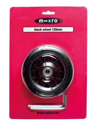 Micro Ersatzrollen, black 120 mm für Maxi Micro & Micro Kickboard Compact