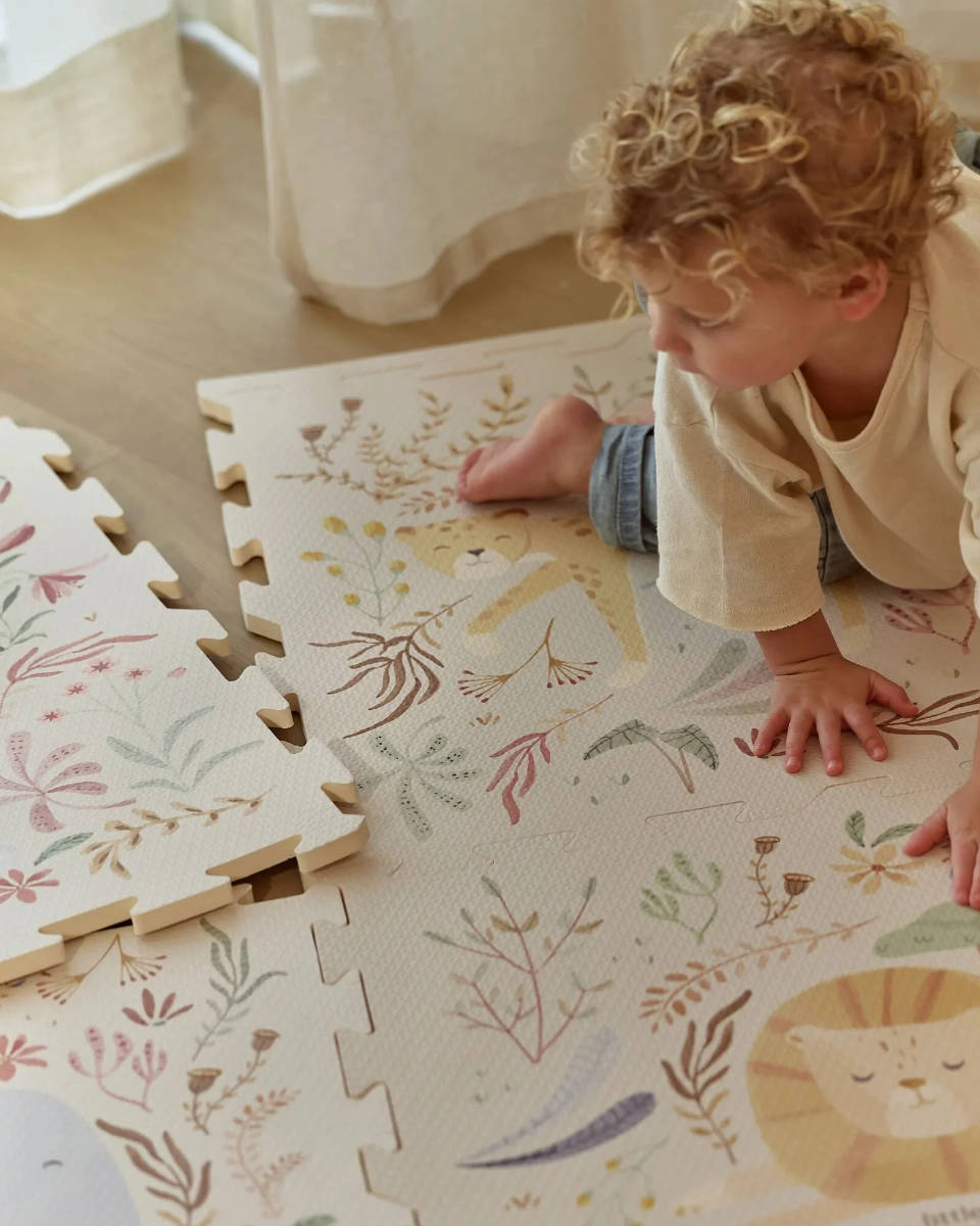 Little Dutch Safari Friends Puzzlematte 120 x 180 cm