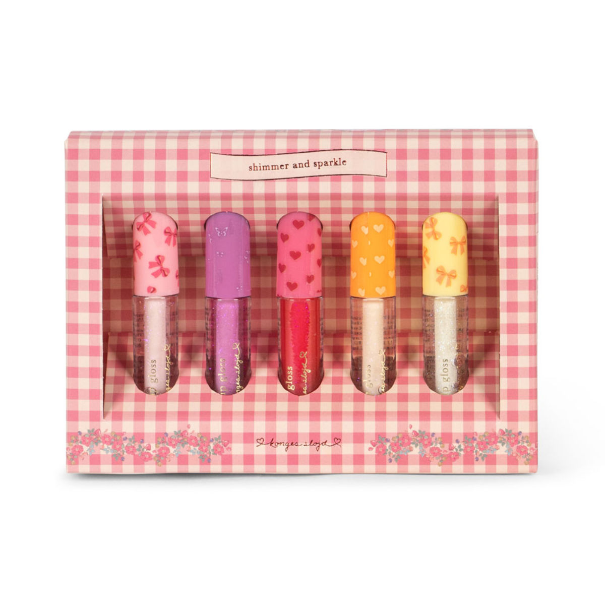 Konges Sløjd Glitzer-Lipgloss 5er-Set