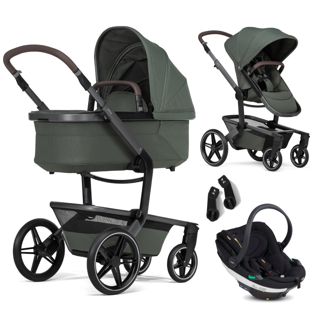 Joolz Day5 Kinderwagen Set 3 in 1 inkl. Besafe Go Beyond Babyschale