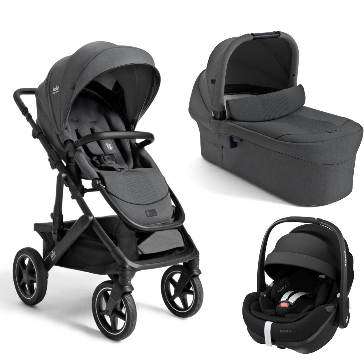 Joie Signature Vinca Kinderwagen Set 3 in 1 inkl. Maxi Cosi Pebble 360 Pro2