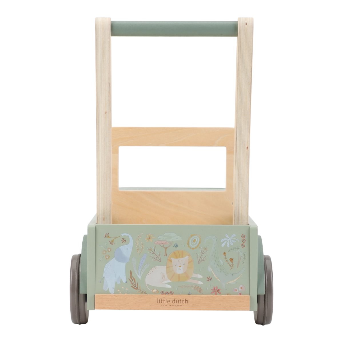 Little Dutch Schiebewagen Safari Friends aus Holz FSC