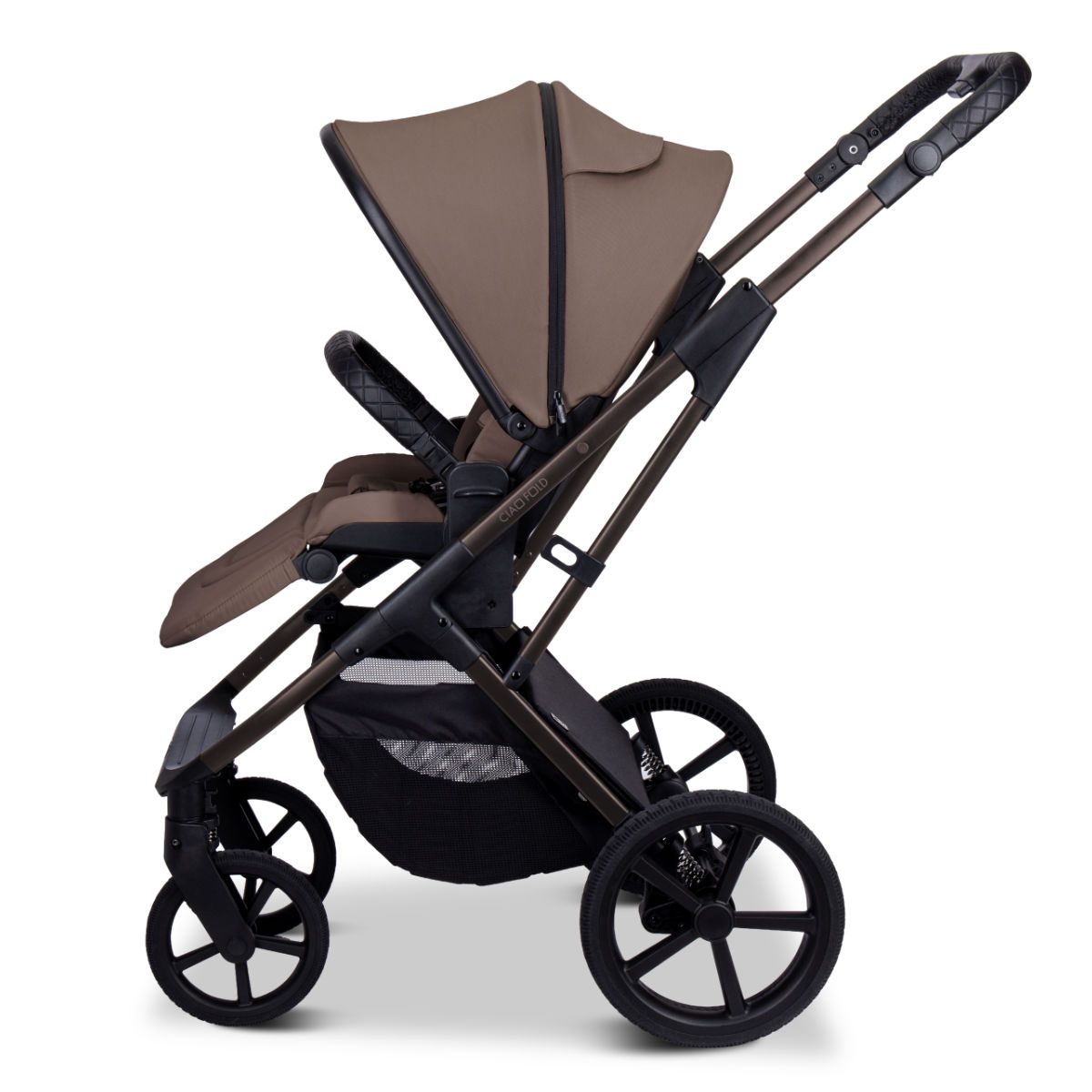 Moon Ciao Fold Kinderwagen Set 3 in 1 mit Nuna ARRA Flex i-Size Babyschale
