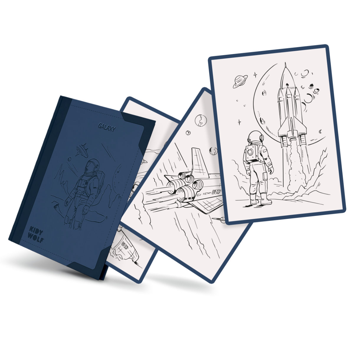 Kidywolf Nachfüllset für Kidydraw Pad Zeichentablett