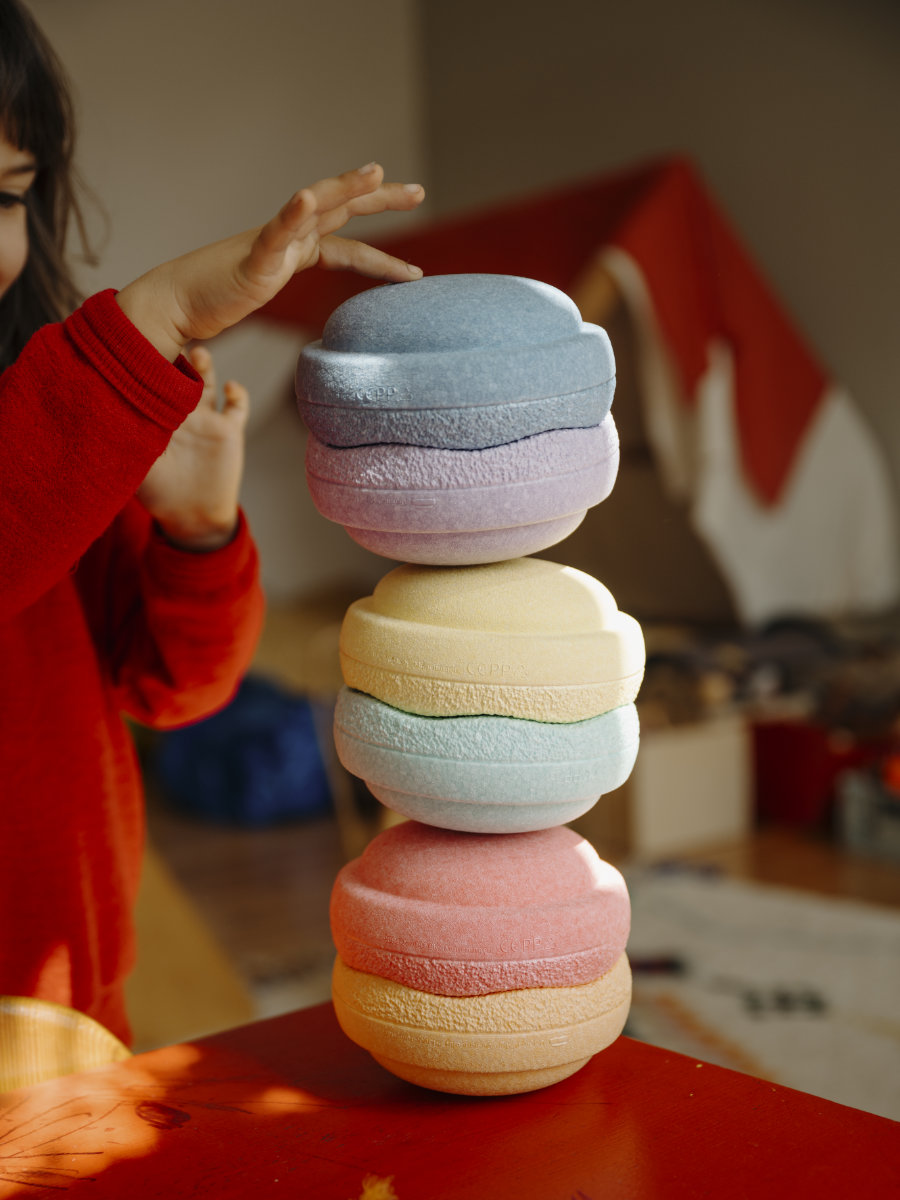 Stapelstein Mini Rainbow Pastell 6 Stk