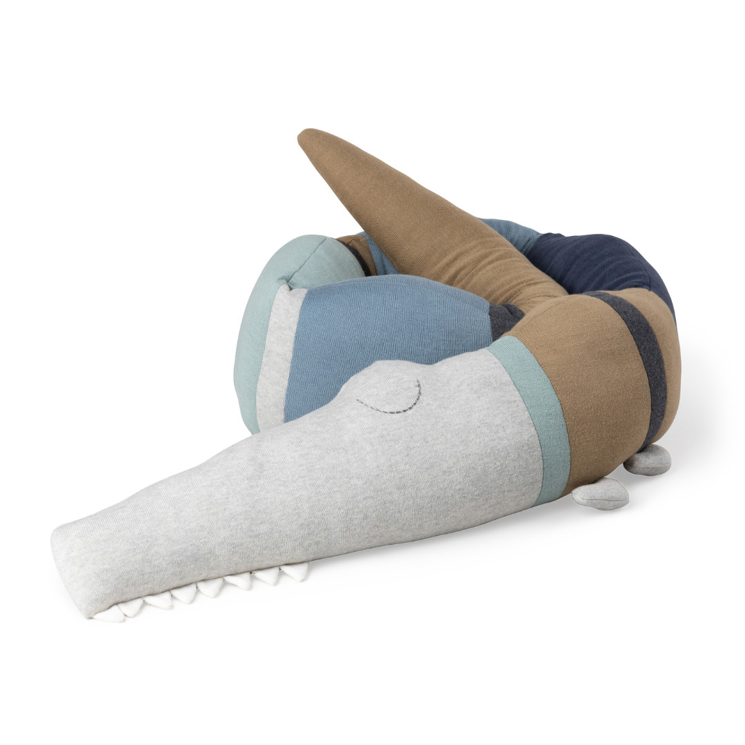 Sebra Gestricktes Kissen Sleepy Croc