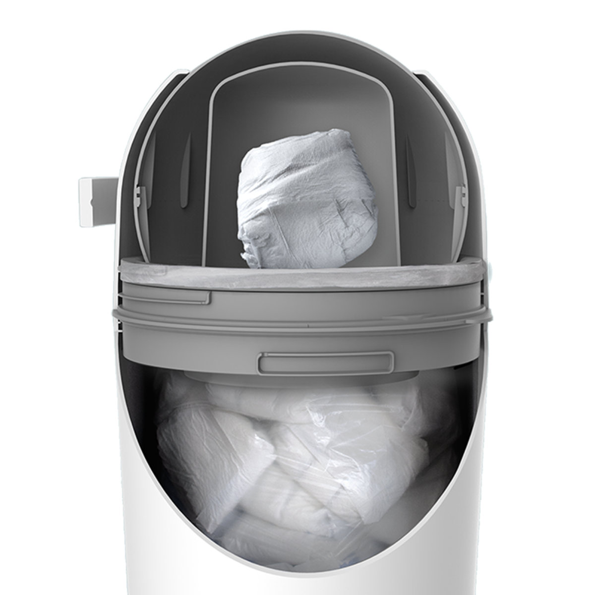 Magic Beutel 3er Pack Windeltasche in Grau - Detailansicht