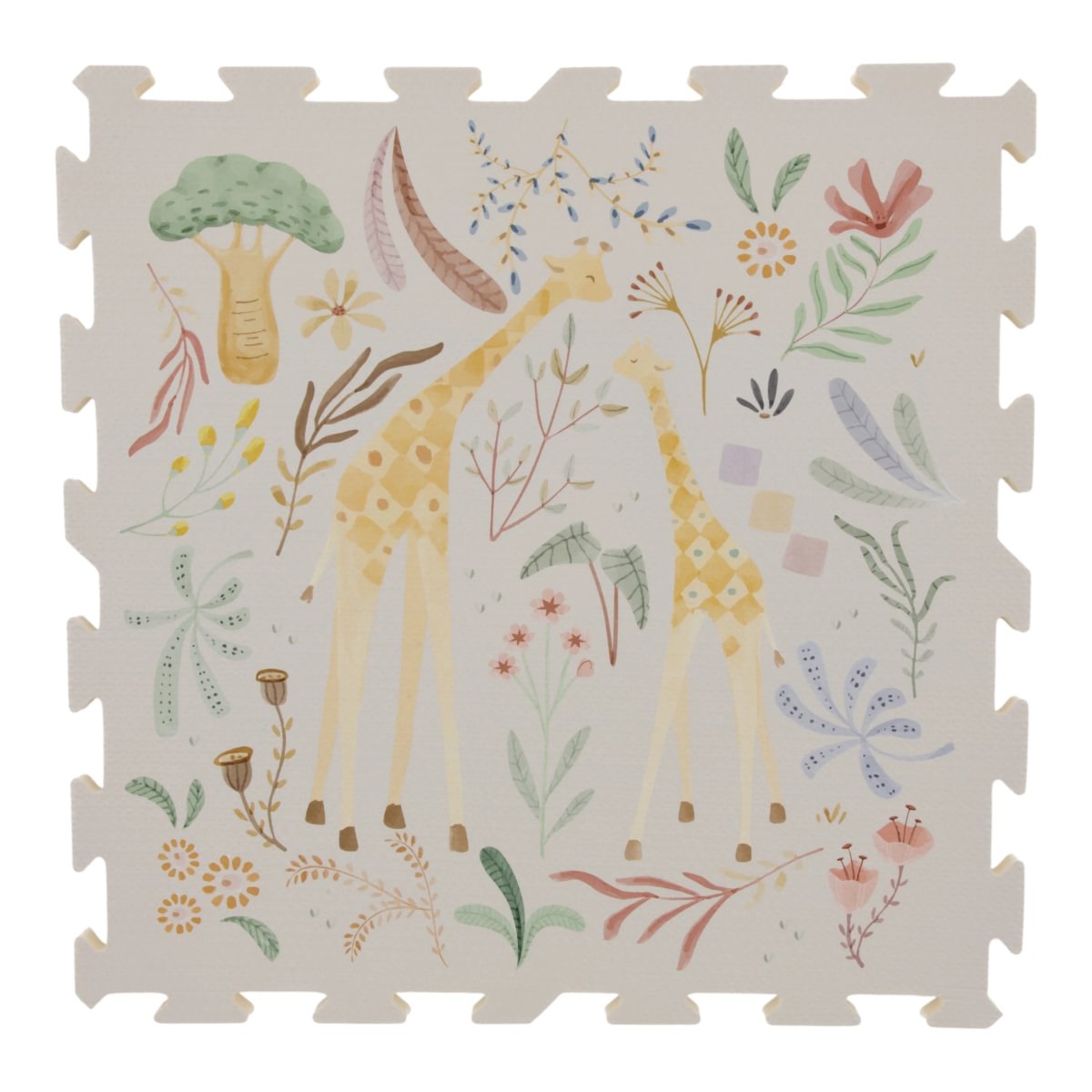 Little Dutch Safari Friends Puzzlematte 120 x 180 cm
