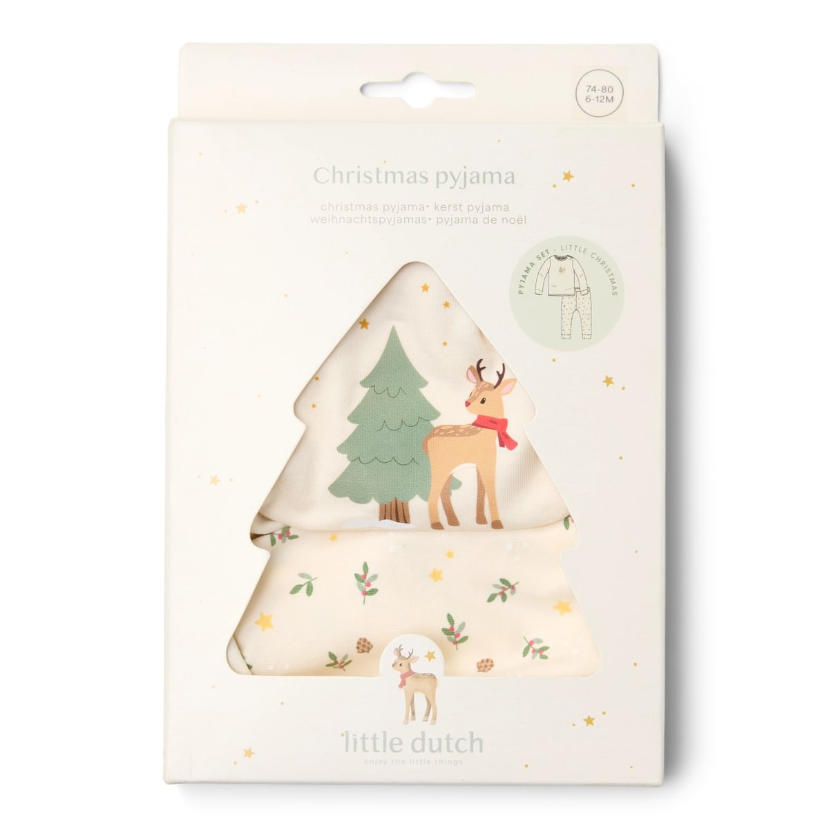 Little Dutch Weihnachts-Pyjama Little Christmas 2-teilig