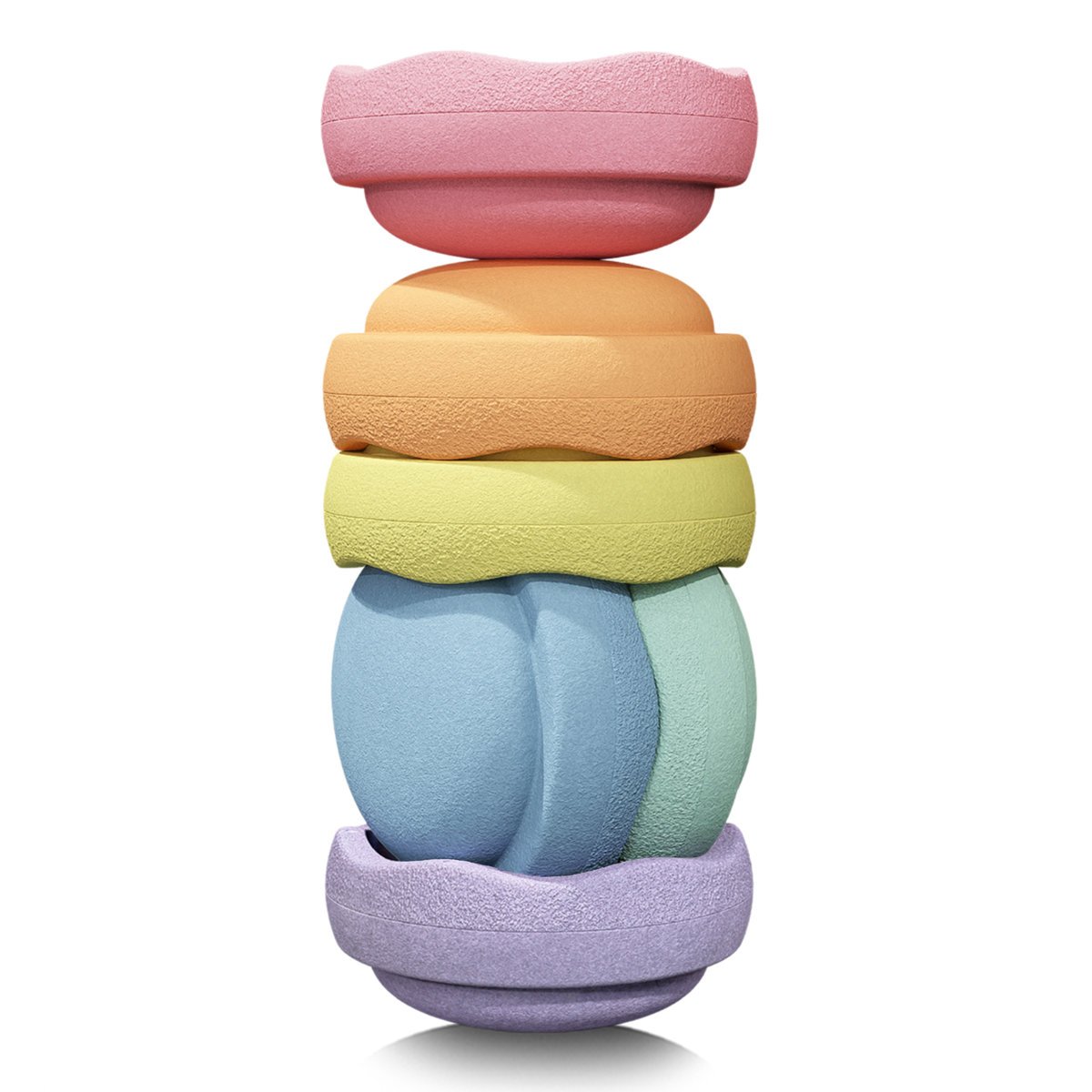 Stapelstein Mini Rainbow Pastell 6 Stk