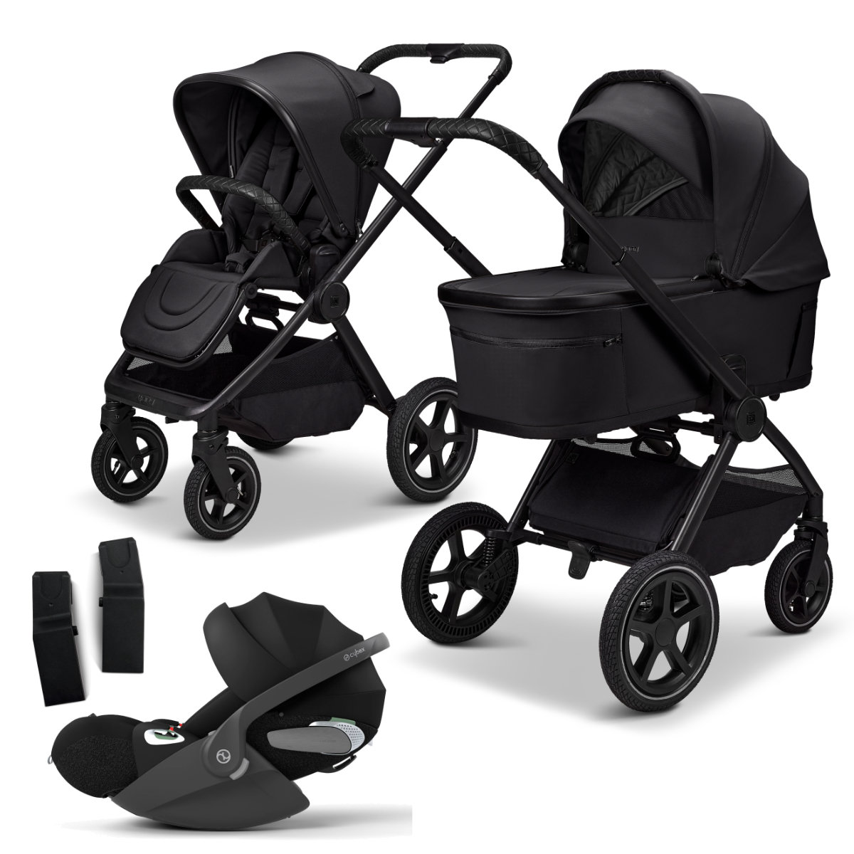 Moon Gio Fold Air Kinderwagen Set 3 in 1 inkl. Cybex Cloud T i-Size Babyschale
