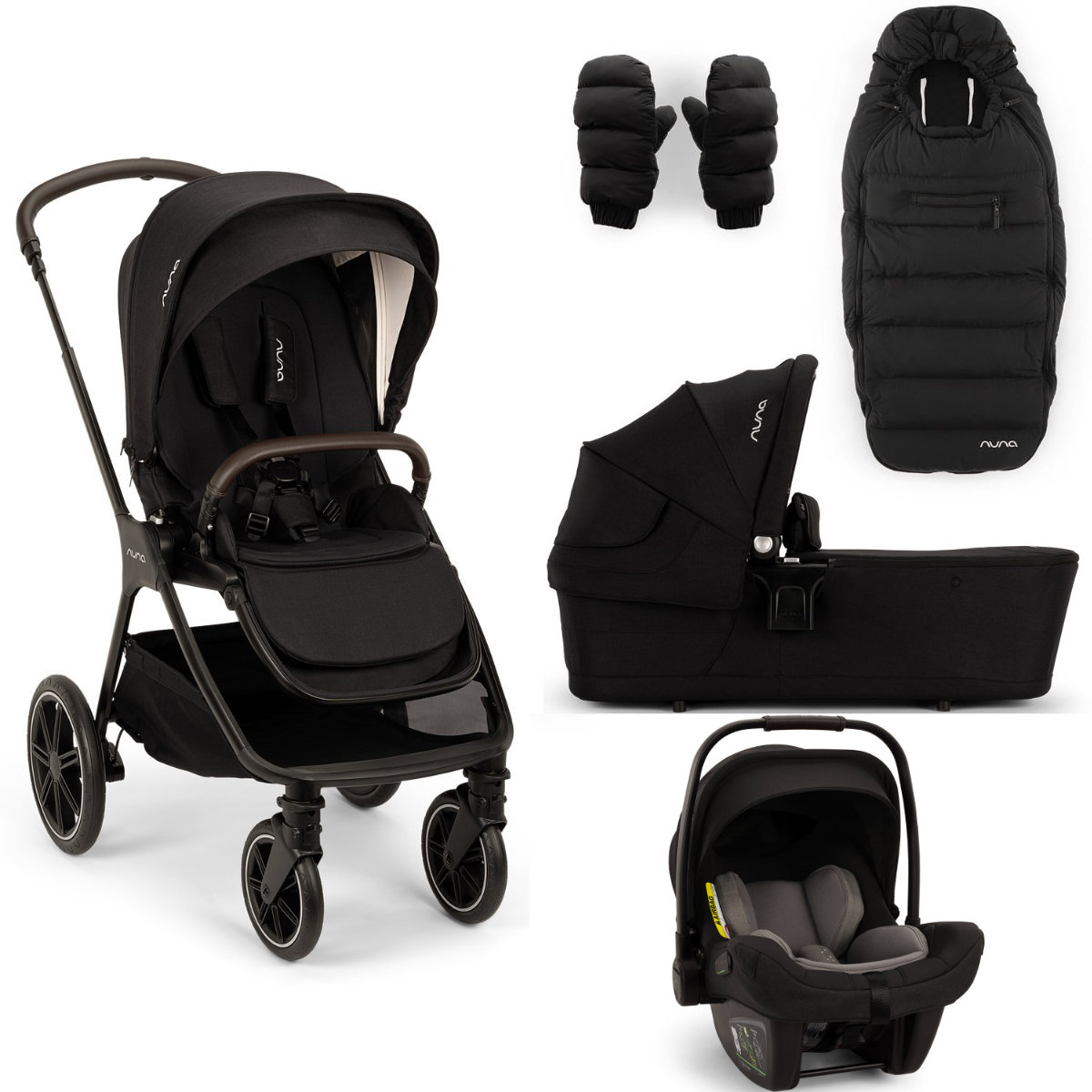 Nuna TRIV LX All in One Set mit Nuna PIPA Next i-Size Babyschale