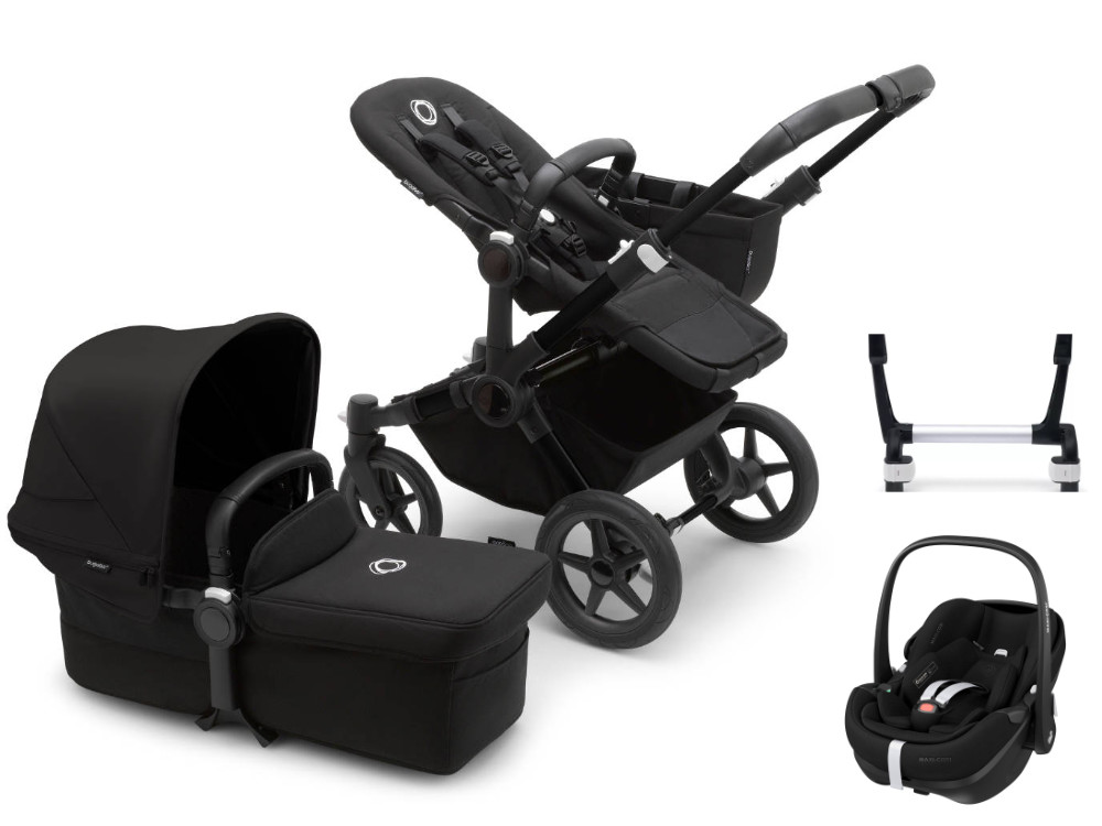 Bugaboo Donkey 5 Mono Kinderwagen-Set 3in1 mit Maxi Cosi Pebble 360 Pro2 i-Size Babyschale
